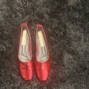 Franco Sarto Red Flats